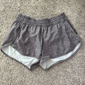 lululemon athletica Heathered Gray Athletic Shorts